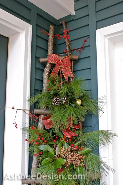 Christmas Porch Ladder, Ashbee Designs