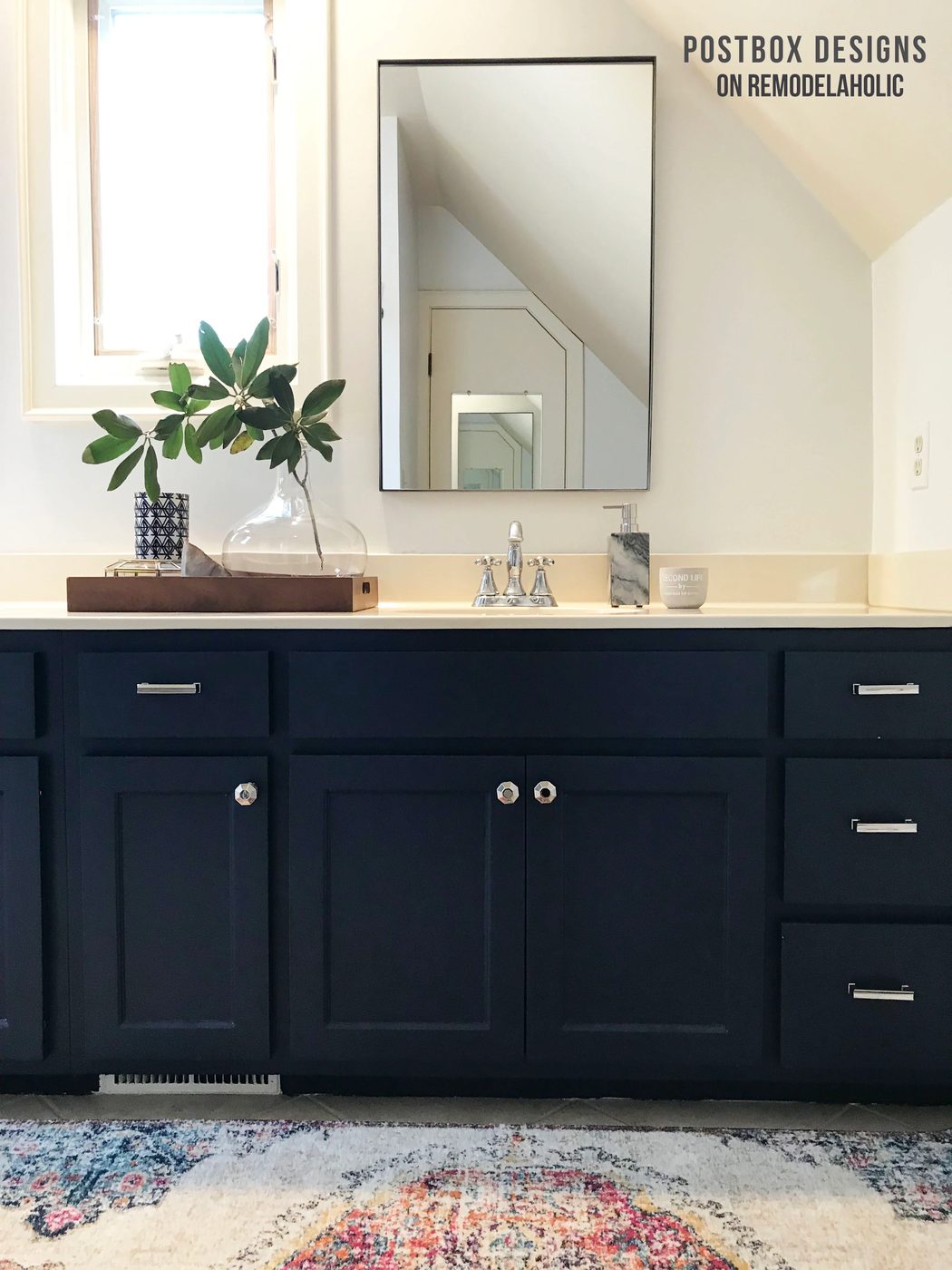 Postbox Designs: My $950 modest-cost Bathroom