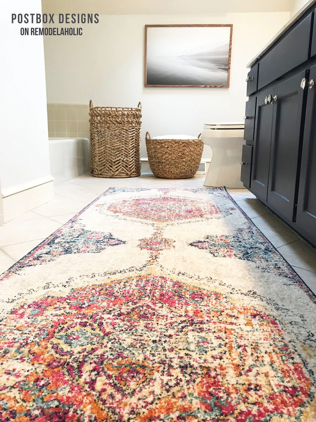 Postbox Designs: My $950 modest-cost Bathroom