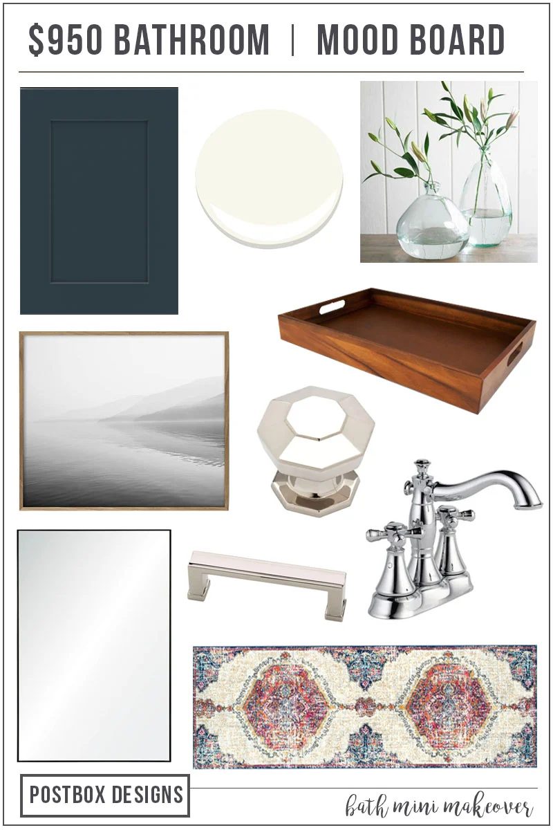 A modest-cost-friendly bathroom makeover with a modern boho style | Product sources, paint colors, and decor tips #Bekob