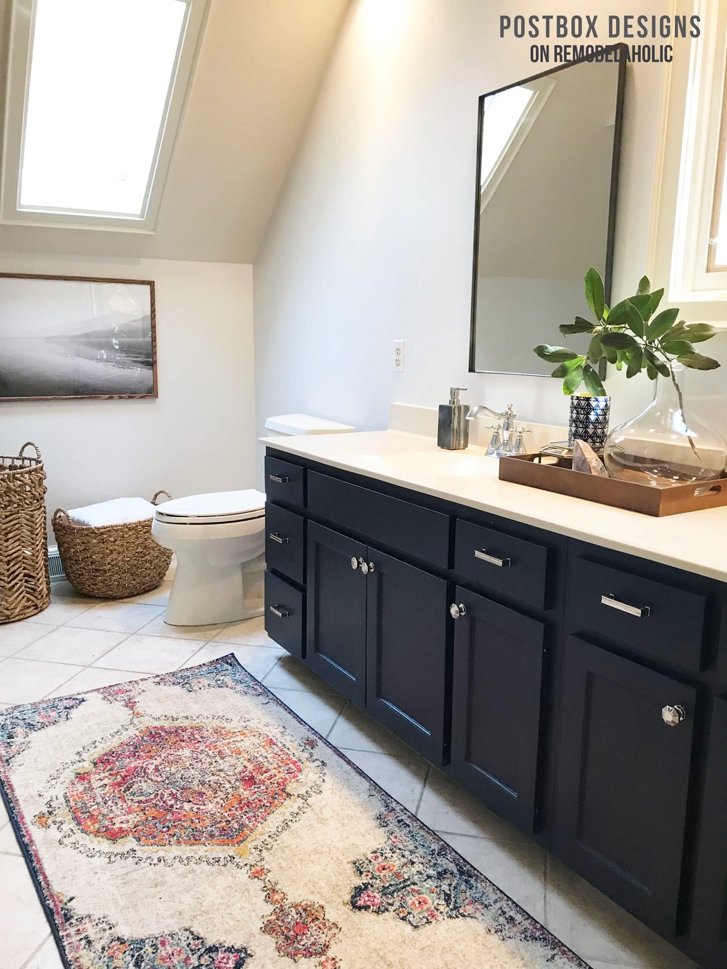 Postbox Designs: My $950 modest-cost Bathroom
