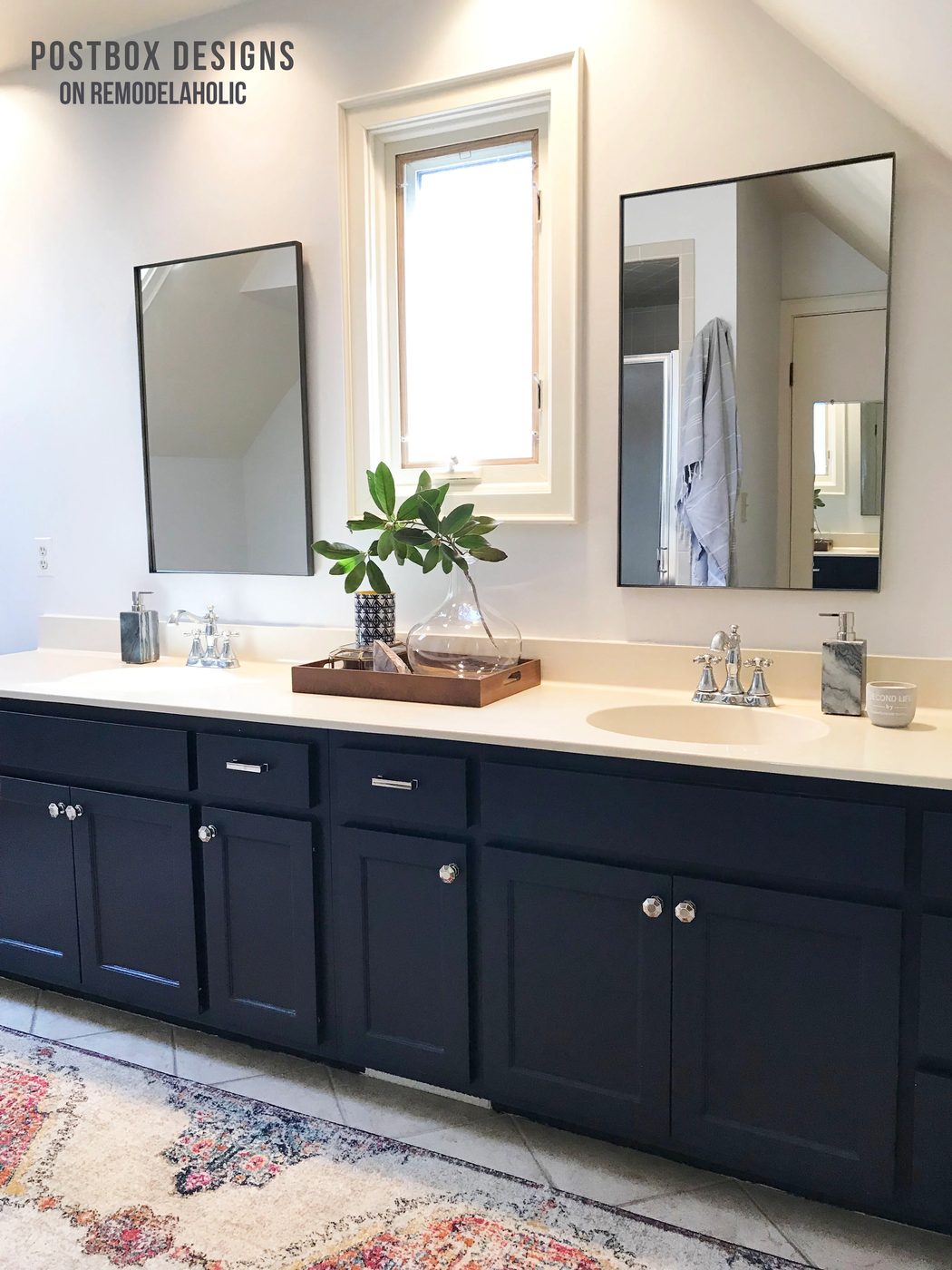 Postbox Designs: My $950 modest-cost Bathroom