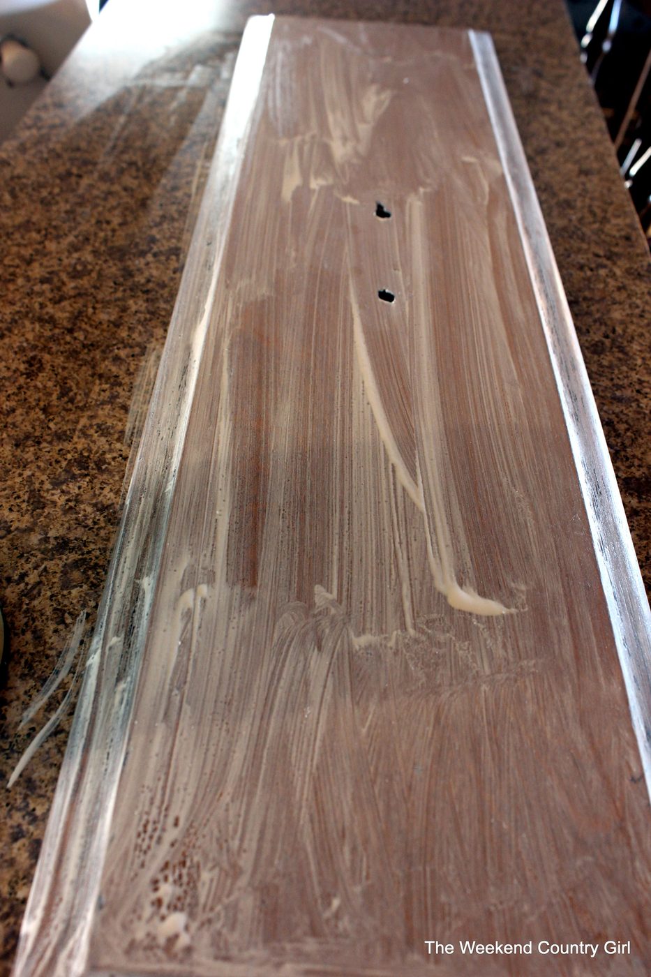 Weathered wood stain tutorail05 by The Weekend Country Girl on @Bekob