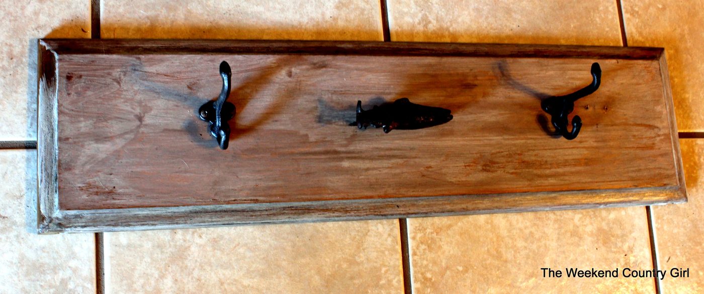 Step by step walkthrough on weathered wood stain for a rustic look by The Weekend Country Girl on @Bekob