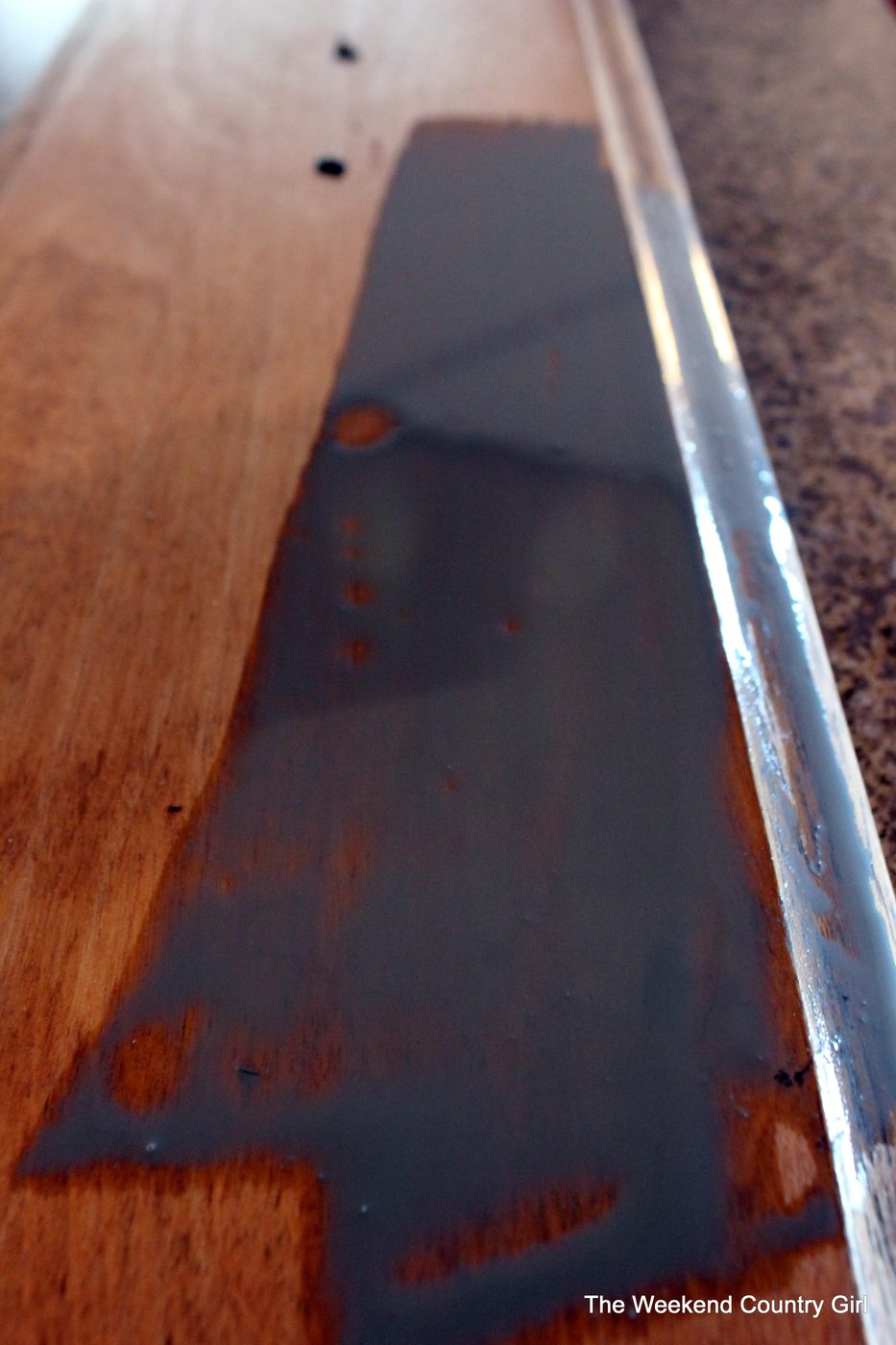 Weathered wood stain tutorail02 by The Weekend Country Girl on @Bekob