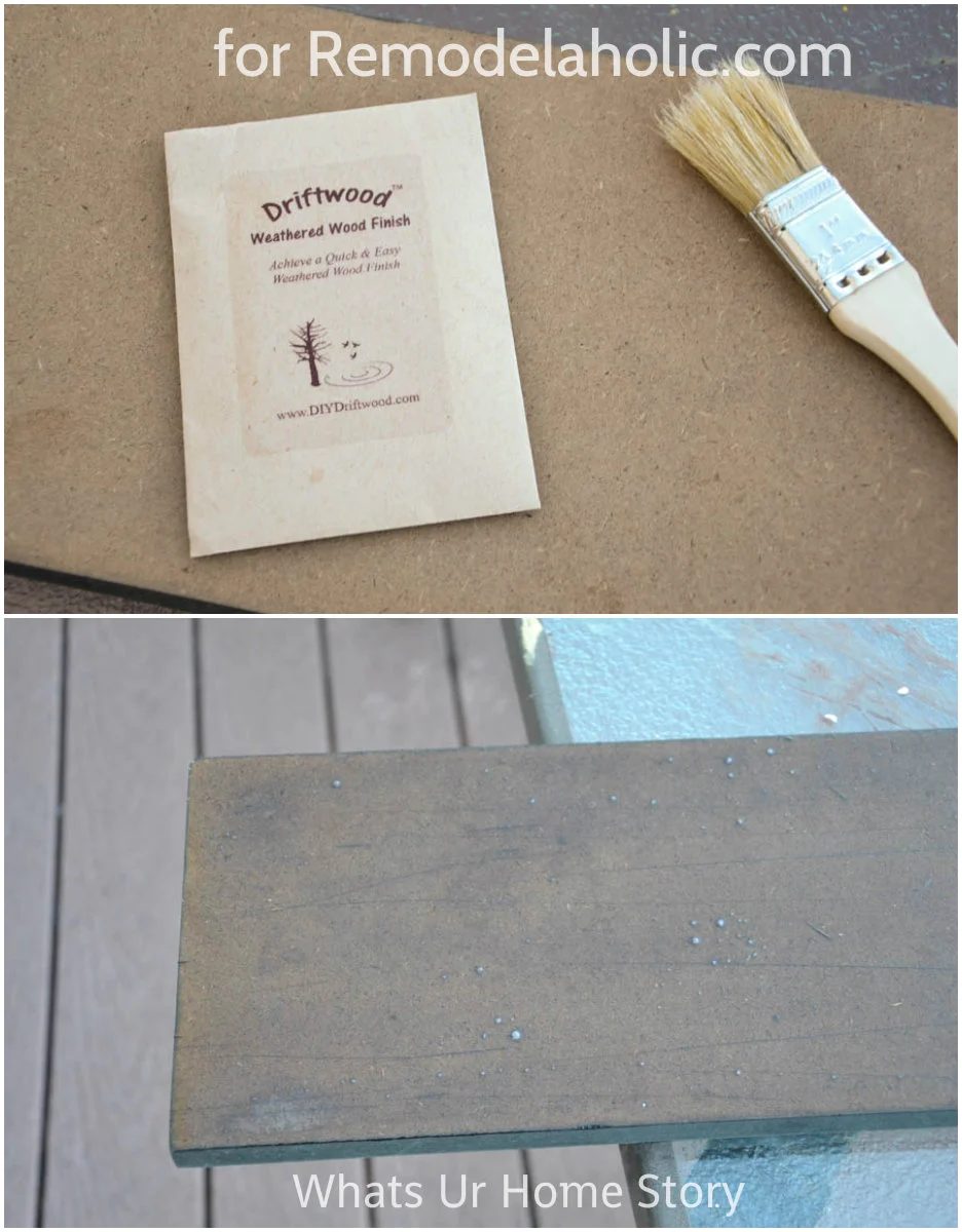 create a driftwood finish