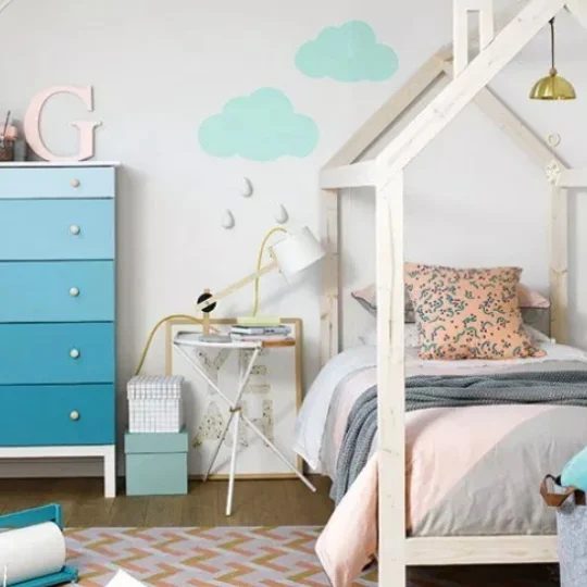 striking Rooms! How To Create A Gender Neutral Shared Kids' Bedroom