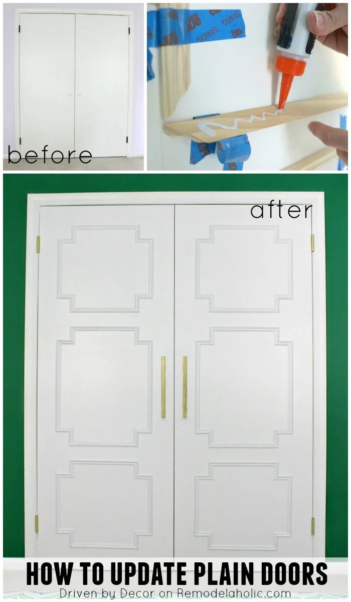 Update plain doors using just molding - Driven by Decor on @Bekob