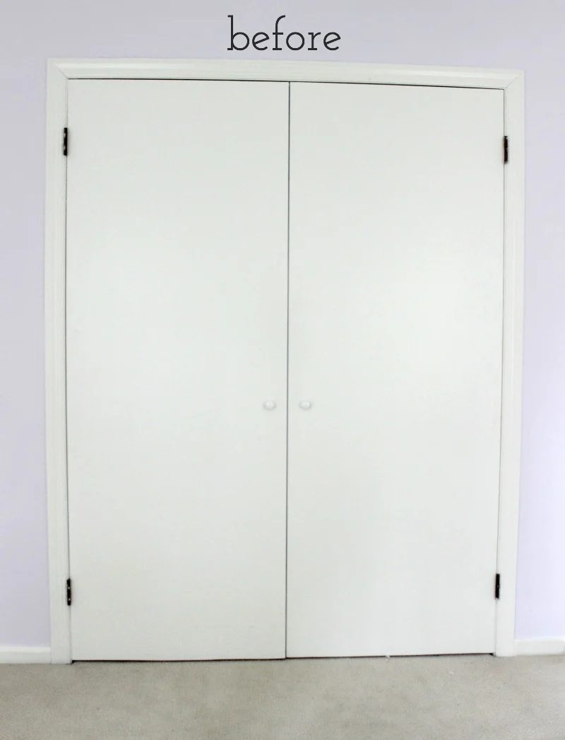 How to Update Plain Closet Doors by Driven by Decor featured on Bekob