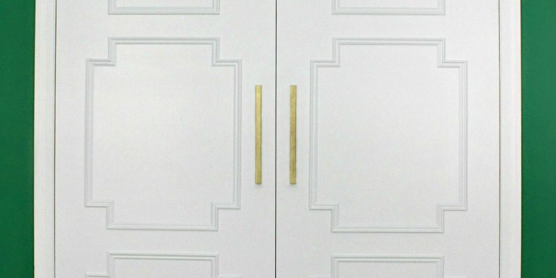 Add Molding to Update Closet Doors