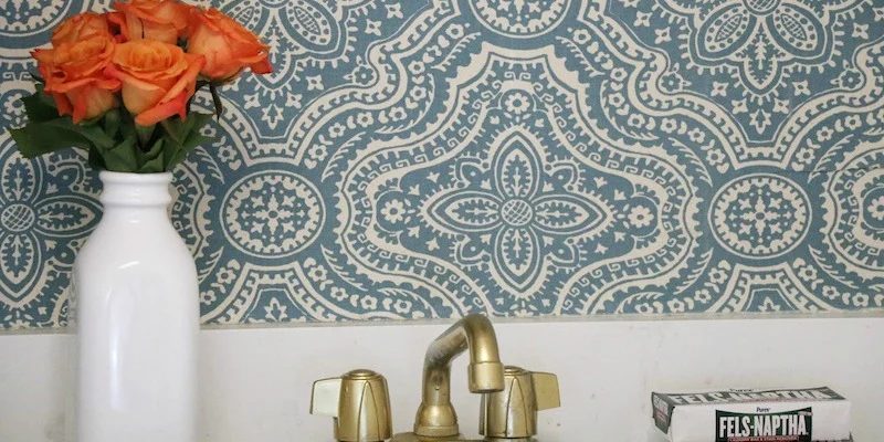 Starched Fabric Wall Treatment walkthrough