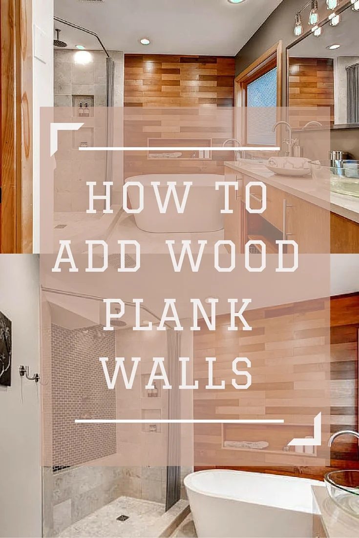 Adding a stained wood plank wall adds so much warmth and character to a room! This Handmade walkthrough shows you how to make it look well fitted.