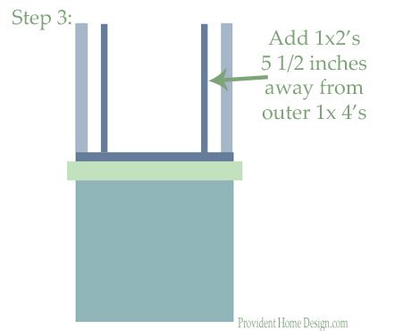 Handmade woodwork trim above the fireplace mantel - walkthrough step 3 - Provident Home Design featured on @Bekob