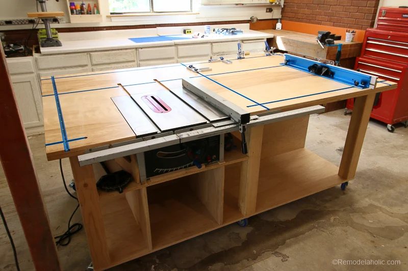 Table Saw Workbench @Bekob 4