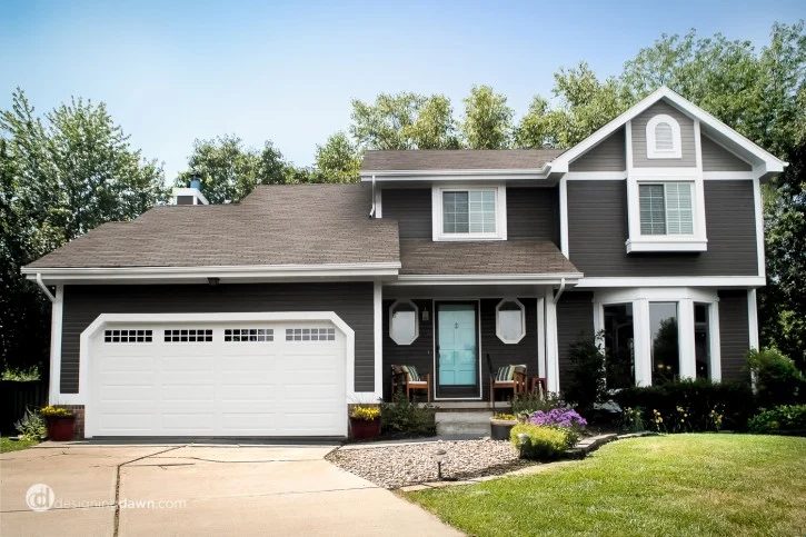 Exterior Home Makeover Reveal