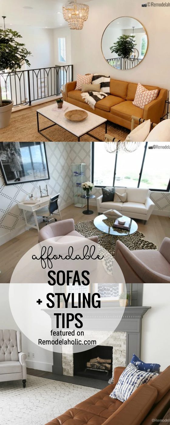 Find An Affordable Sofa Plus Tips For How To Style A New Sofa Featured On Bekob.com