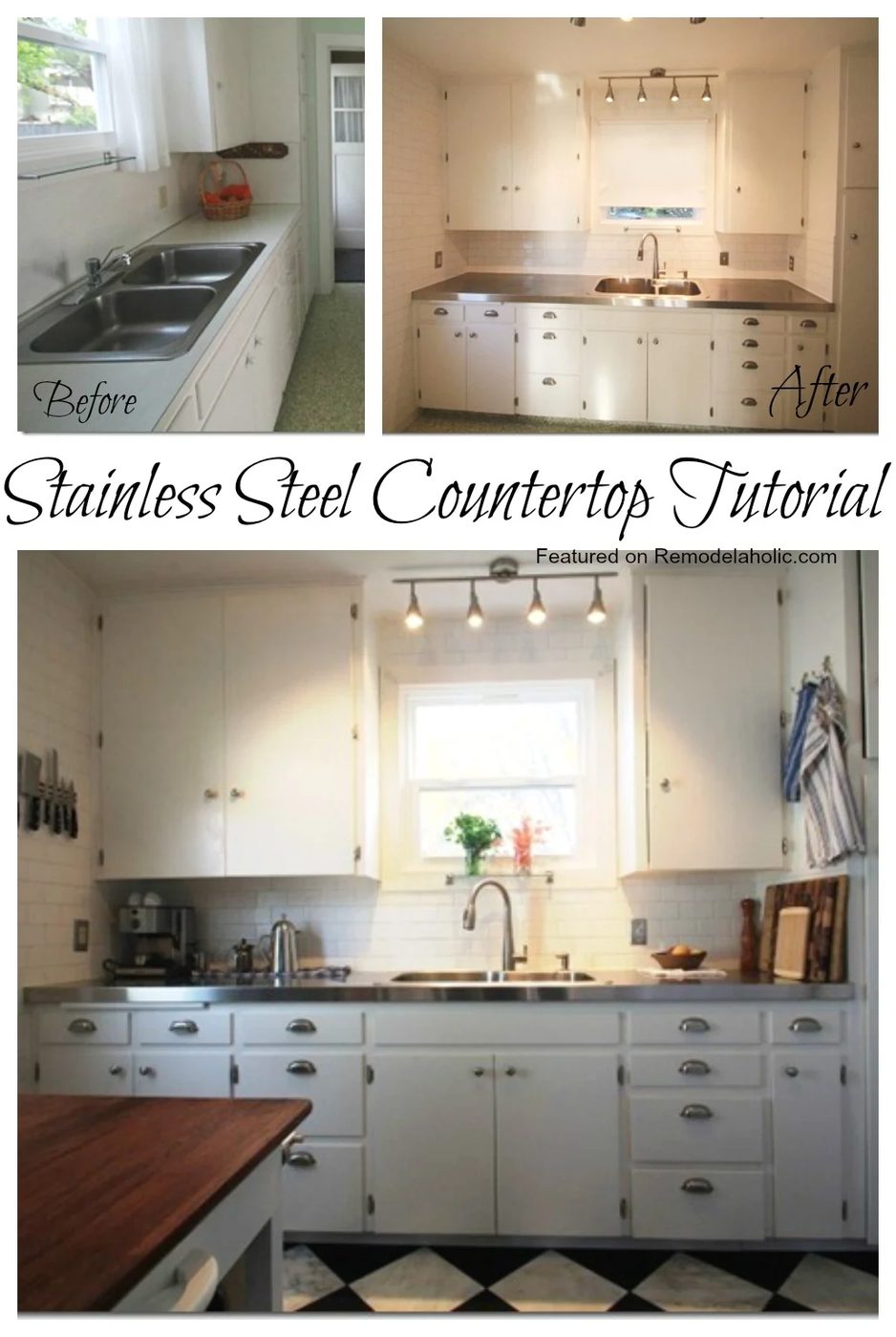 Stainless Steel Countertop walkthrough #Handmade