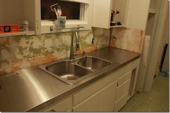 stainless steel countertops