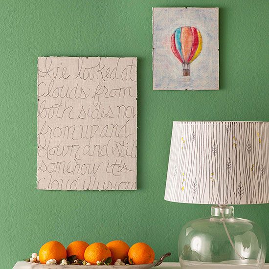 Script Word Art Via Better Homes & Gardens