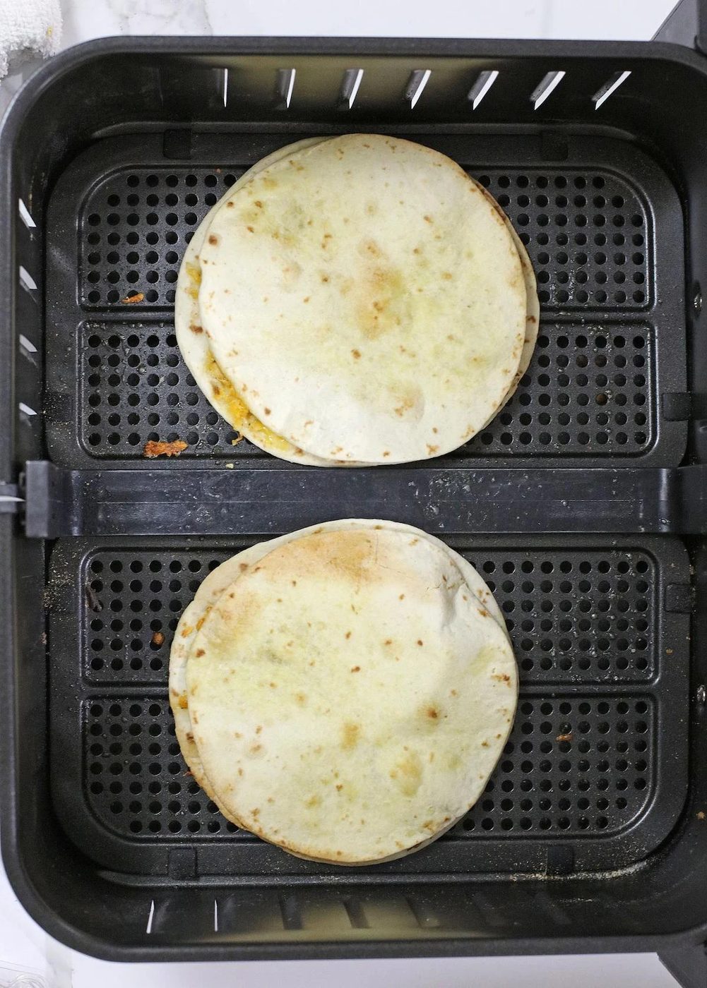 Air Fryer Chicken Quesadillas Process 6