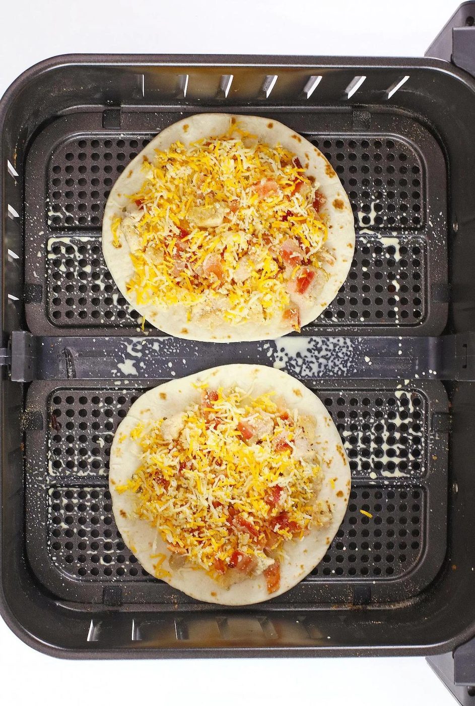 Air Fryer Chicken Quesadillas Process 5