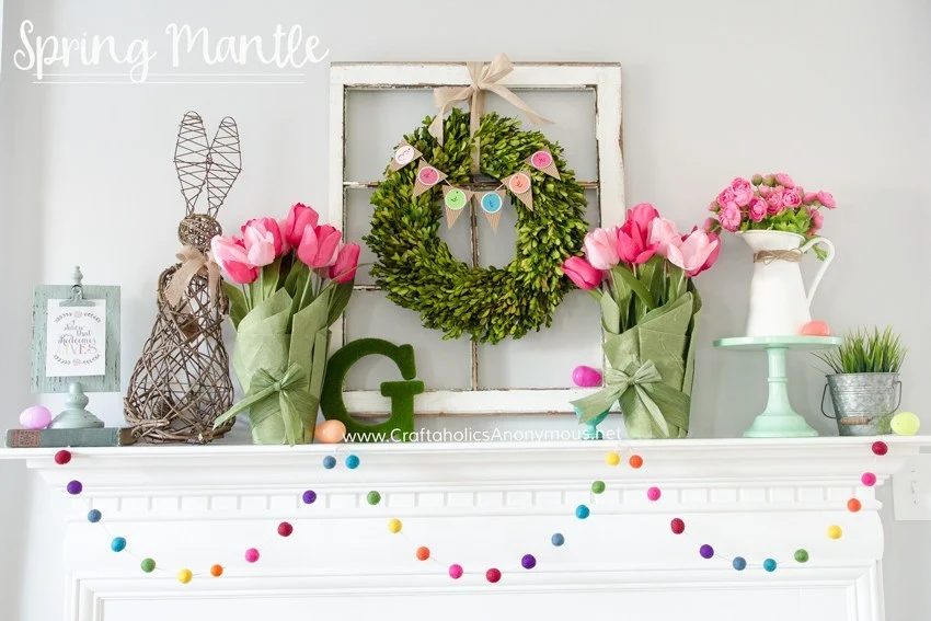 25 Fresh And Inspiring Spring Mantels