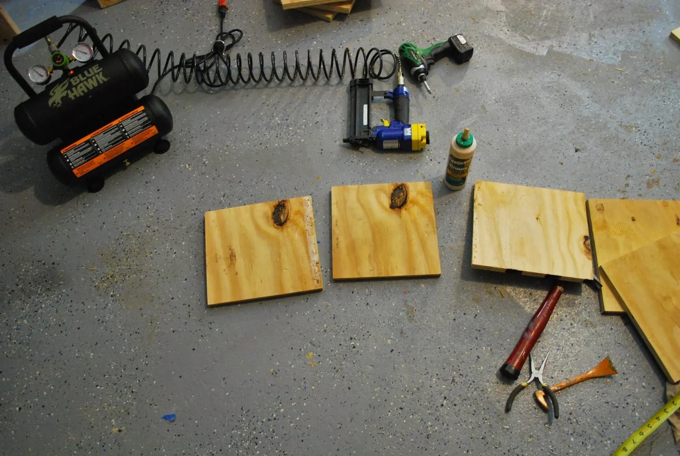 Building Seats for Childrens Playtable by ToolBox Divas for Bekob
