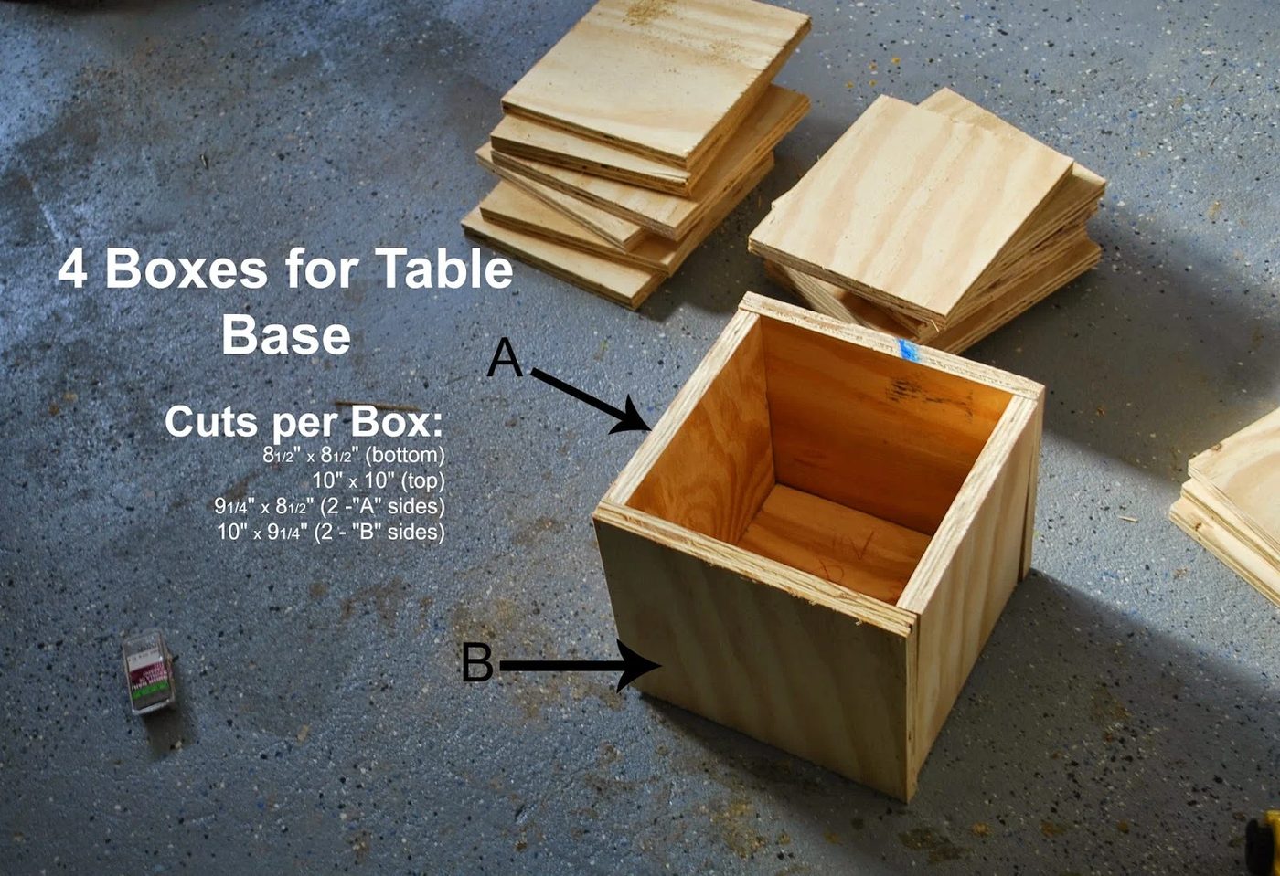 Building Base for Handmade Playtable by ToolBox Divas for Bekob