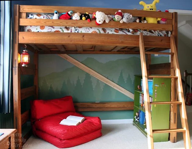 turn bunk bed into a loft bed handmade kids
