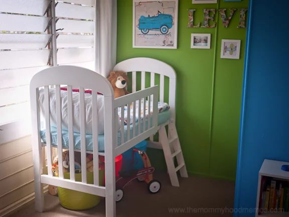 handmade toddler loft bed from old crib kids