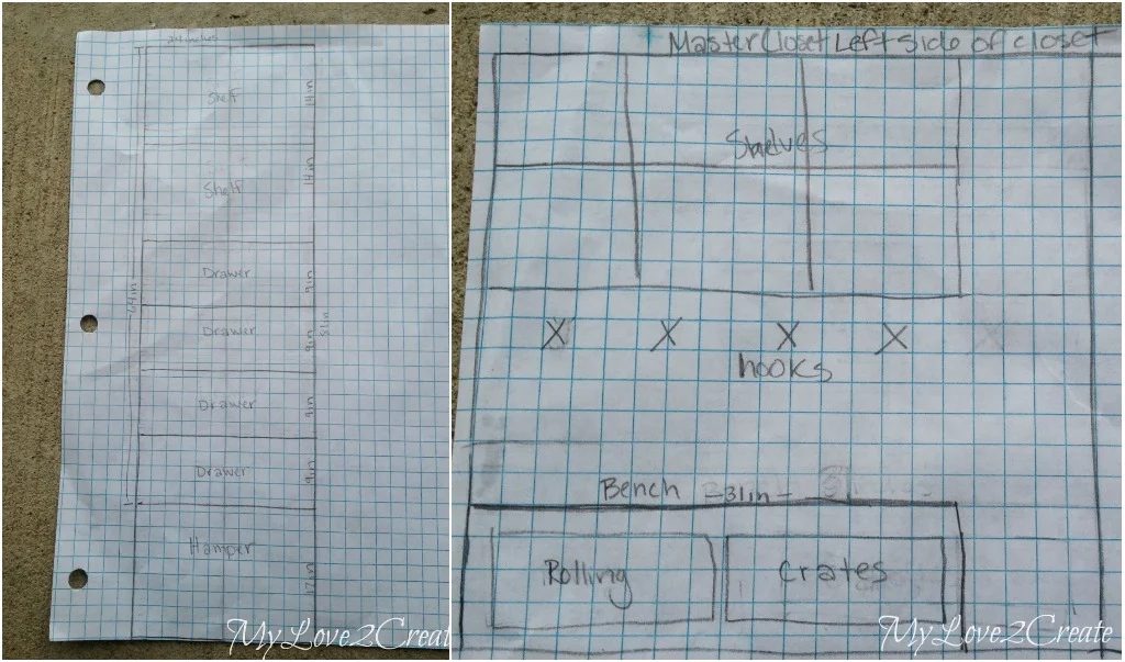 plans for master closet towers and mud-type room area, My Love 2 Create on Bekob