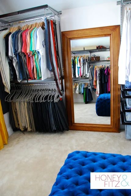 master closet dressing room makeover on Bekob.com