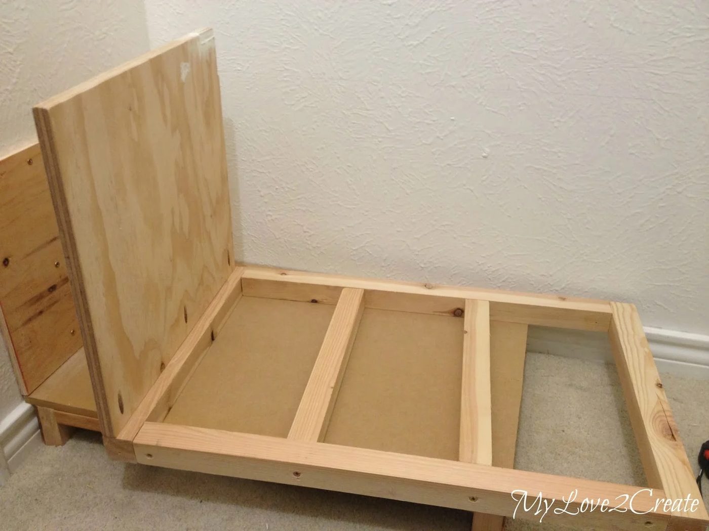 bench support sidetop in closet, My Love 2 Create on Bekob