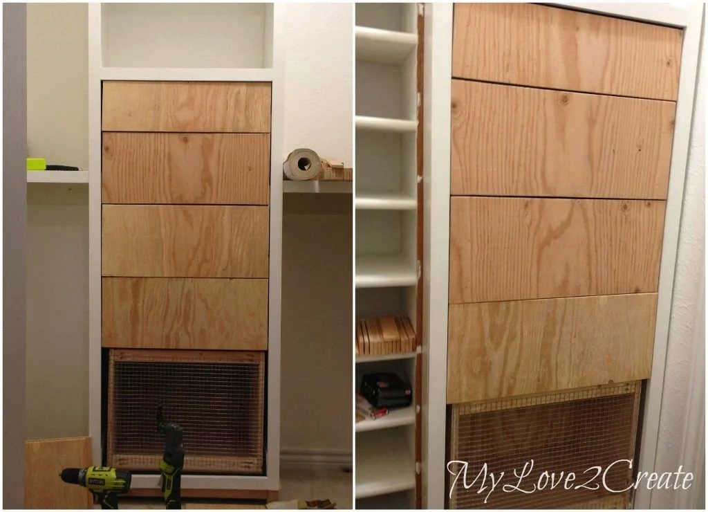 nailed on drawer faces for master closet dresser, My Love 2 Create on Bekob
