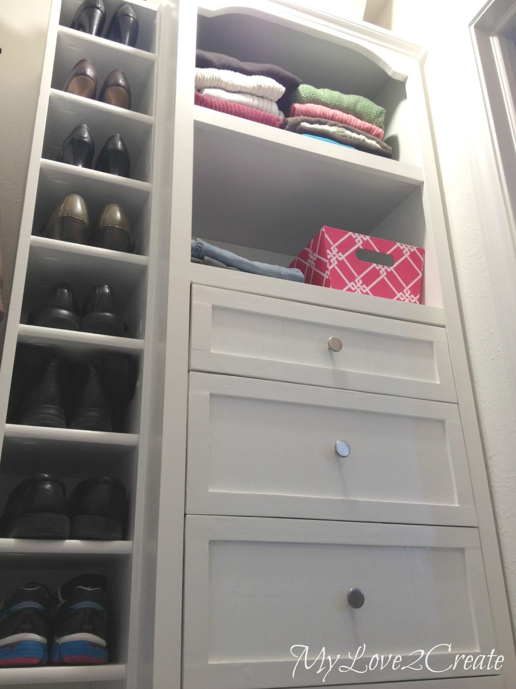 master closet shoe shelves, My Love 2 Create on Bekob