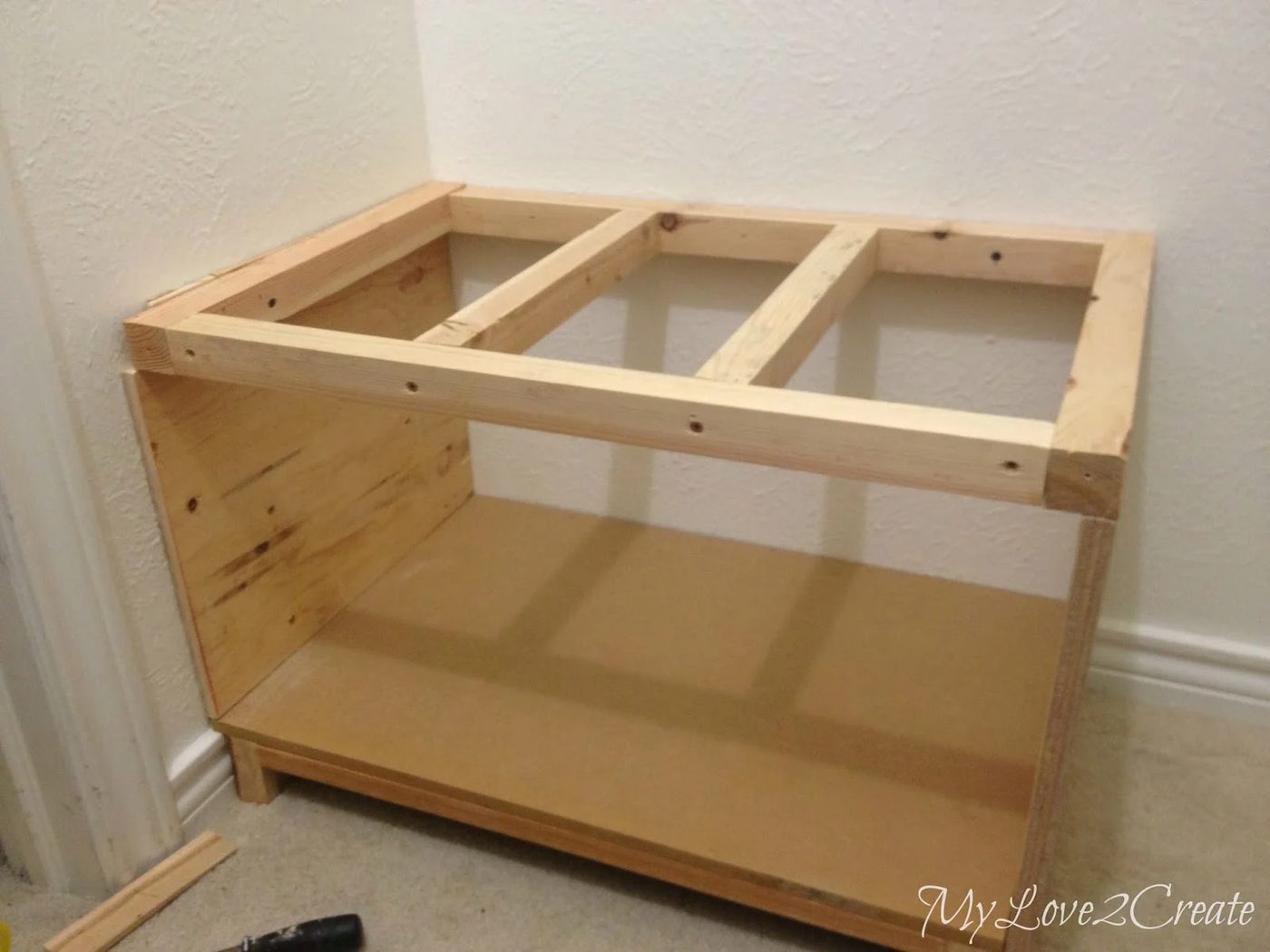 master closet bench ready for top, My Love 2 Create on Bekob