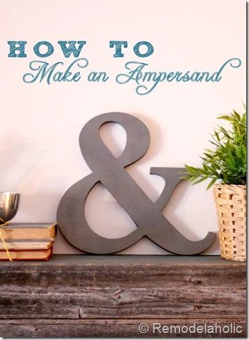 Handmade Ampersand decoration pin button