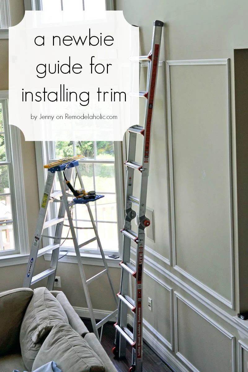Few things can update a home like wainscoting. This first-time's guide for installing trim is so informative, including tool recommendations