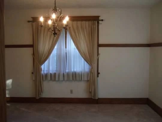 dining room before