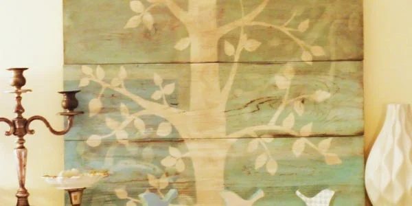 Anthropologie Inspired Art, Handmade Project