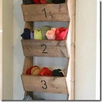 wall storage bins