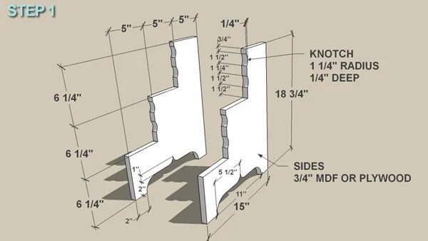 Stepping Stool step 1