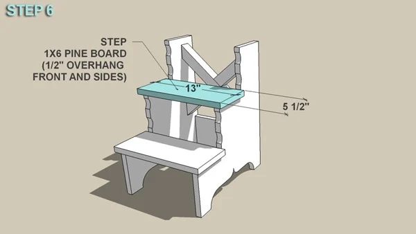 Stepping Stool step 6
