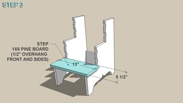Stepping Stool step 3
