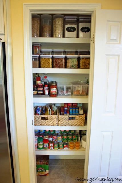 Sunnyside Up pantry baskets