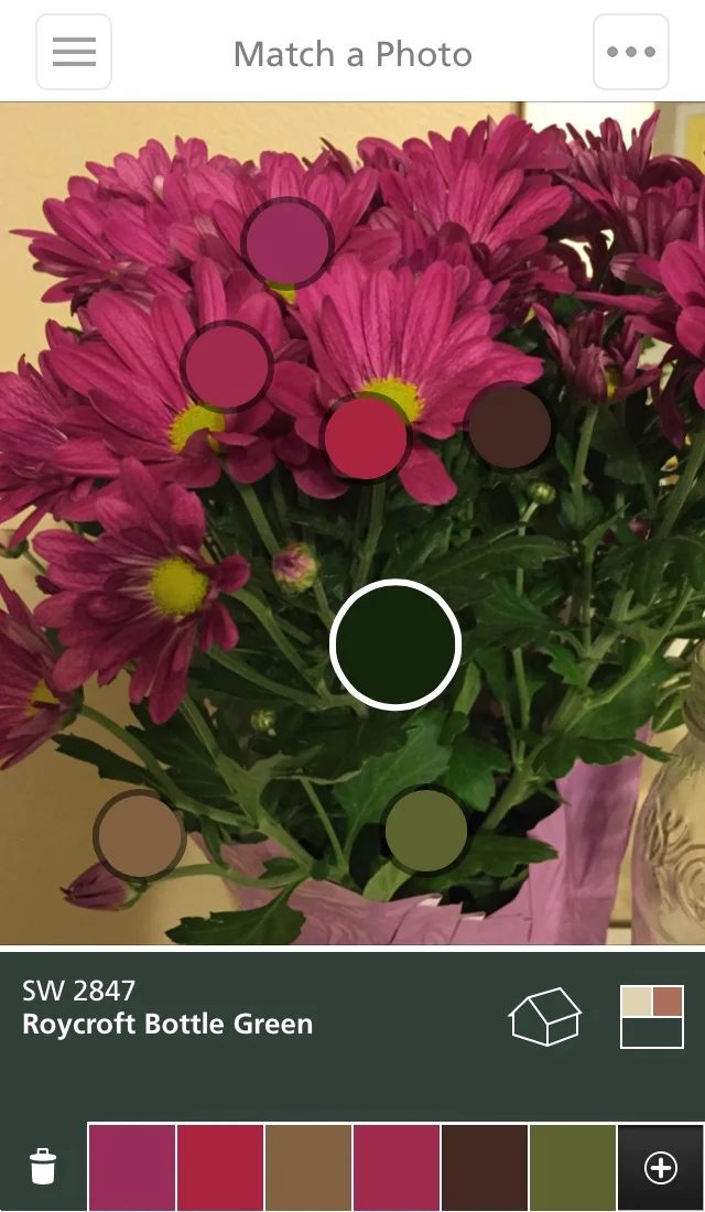 Sherwin-Williams ColorSnap - Free App to Choose Paint Color from a Photo @Bekob