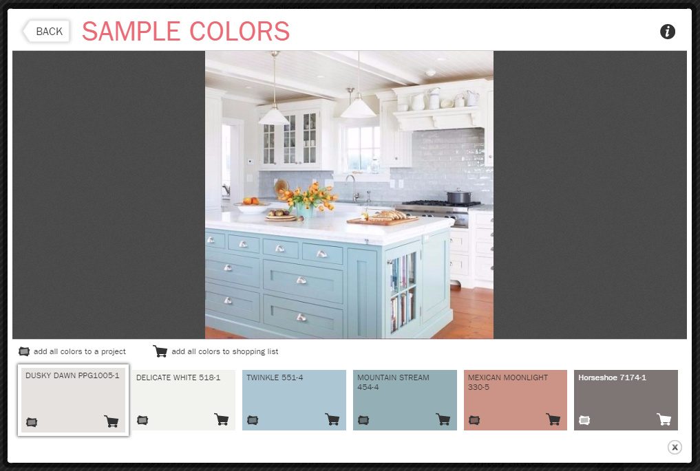 PPG paint color sampler .bmp