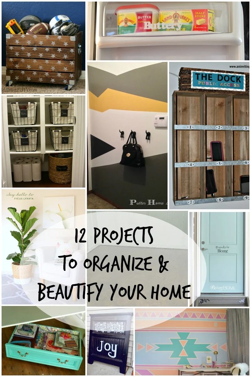 Projects to Organize and Beautify Your Home via Bekob.com