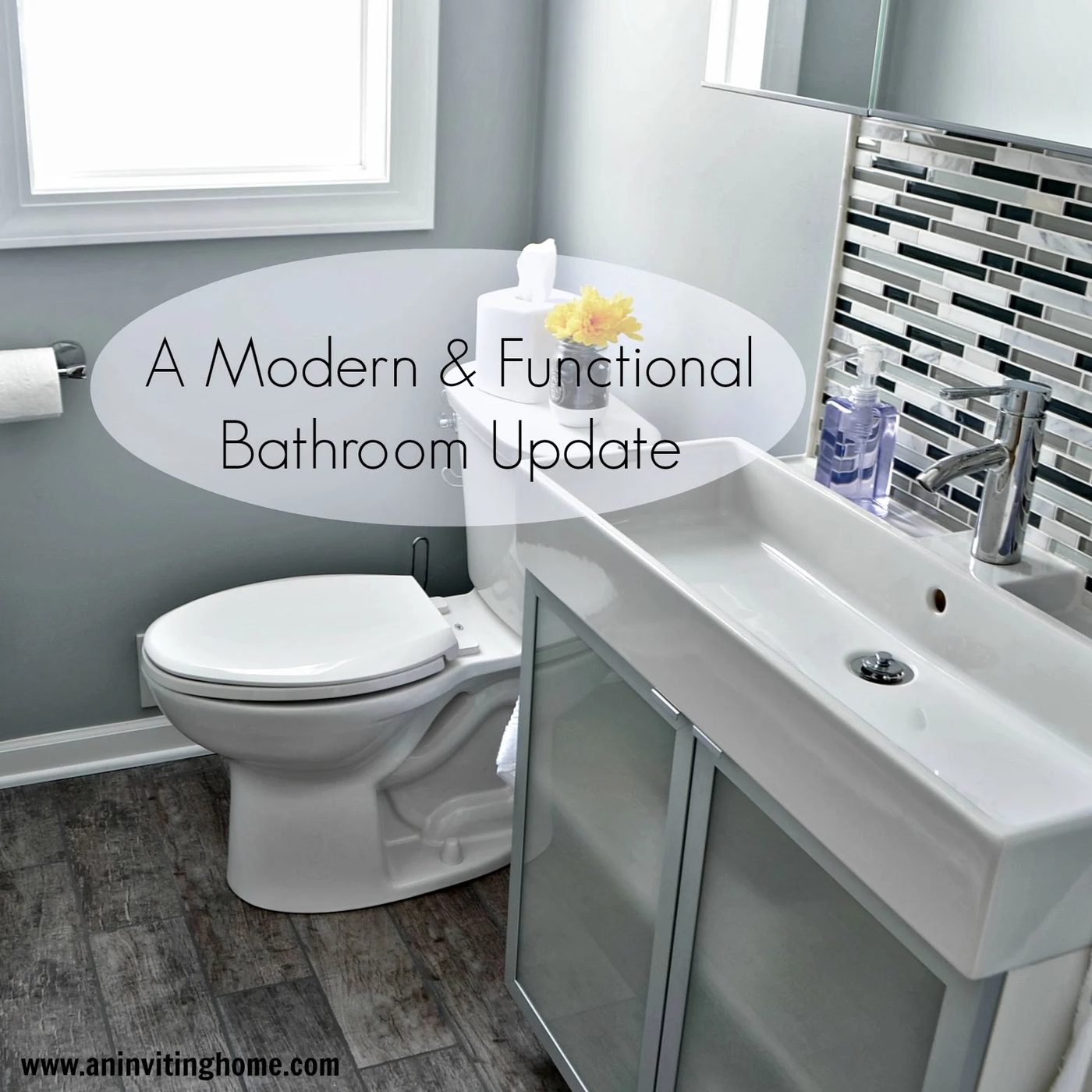 modern and functional bathroom update, An Inviting Home on Bekob
