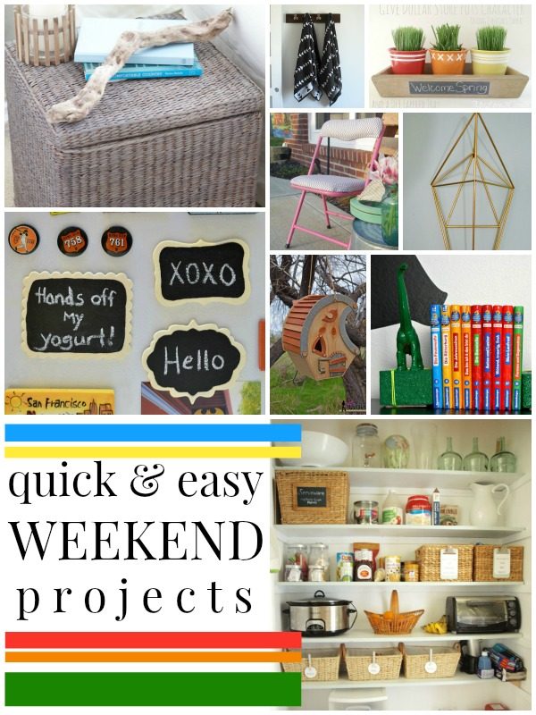 9 Quick and straightforward Weekend Projects via Bekob.com